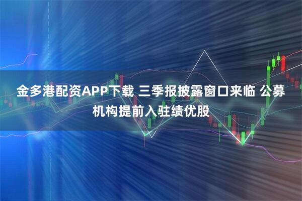 金多港配资APP下载 三季报披露窗口来临 公募机构提前入驻绩优股